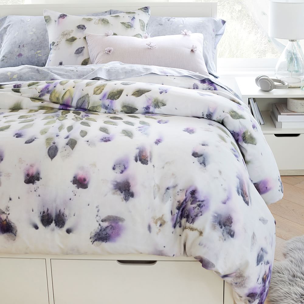 Flora Obscura Organic Duvet Cover