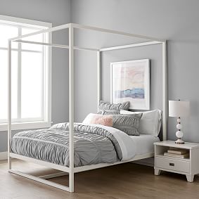Park Canopy Bed &amp; Mattress Set