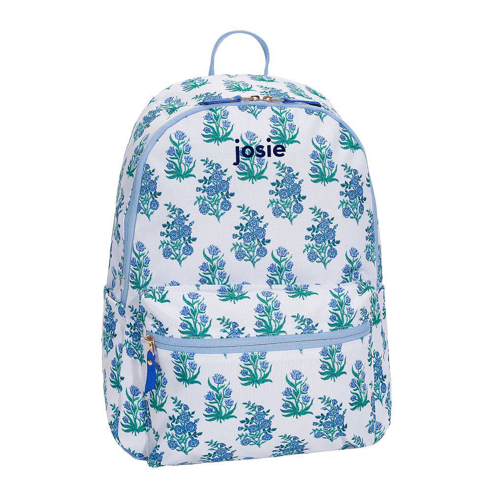 Colby Roller Rabbit Blue Floral Backpack