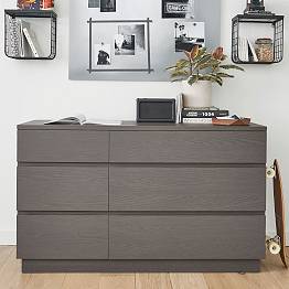 Bowen 6-Drawer Wide Dresser (56w x 19d")