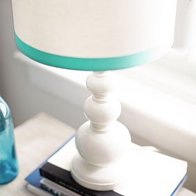 Ribbon Trim Table Lamp Shade