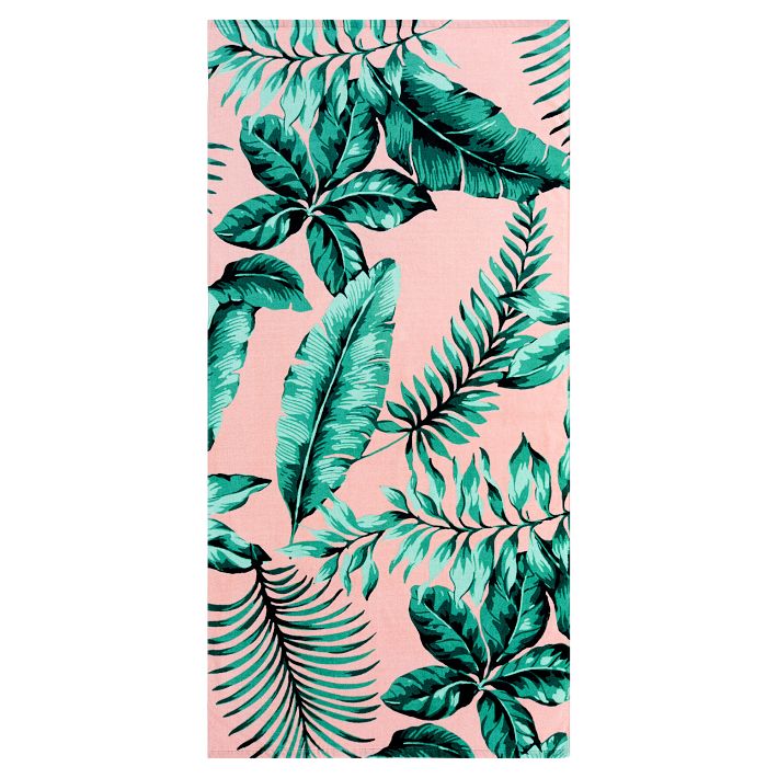Emily &amp; Meritt Palm Leaf Beach Towel