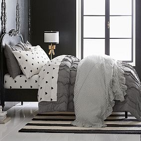 Open Box:  Emily &amp; Meritt Scallop Ruffle Quilt & Sham
