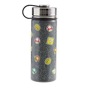 Super Mario&#8482; Slim Glow-in-the-Dark Water Bottle