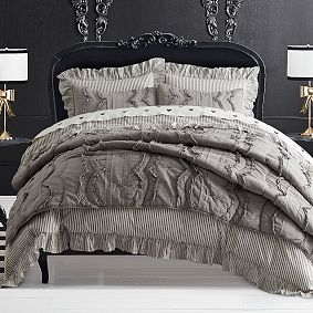Open Box:  Emily &amp; Meritt Scallop Ruffle Quilt & Sham
