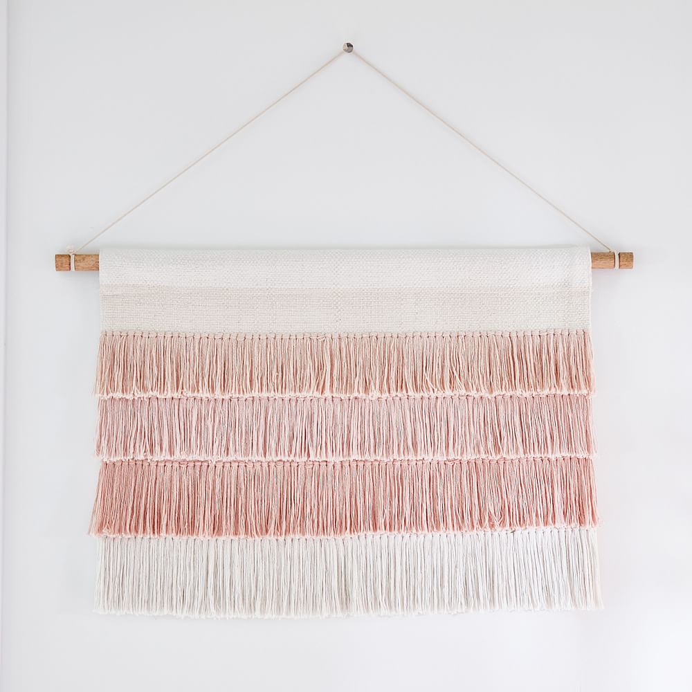Ombre Macrame Fringe Wall Hanging