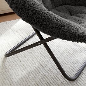 Sherpa Charcoal Hang-A-Round Chair