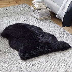 Sheep Skin Tie-Dye Rug