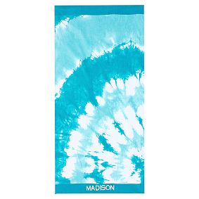 Tie-Dye Burst Beach Towel, Cool