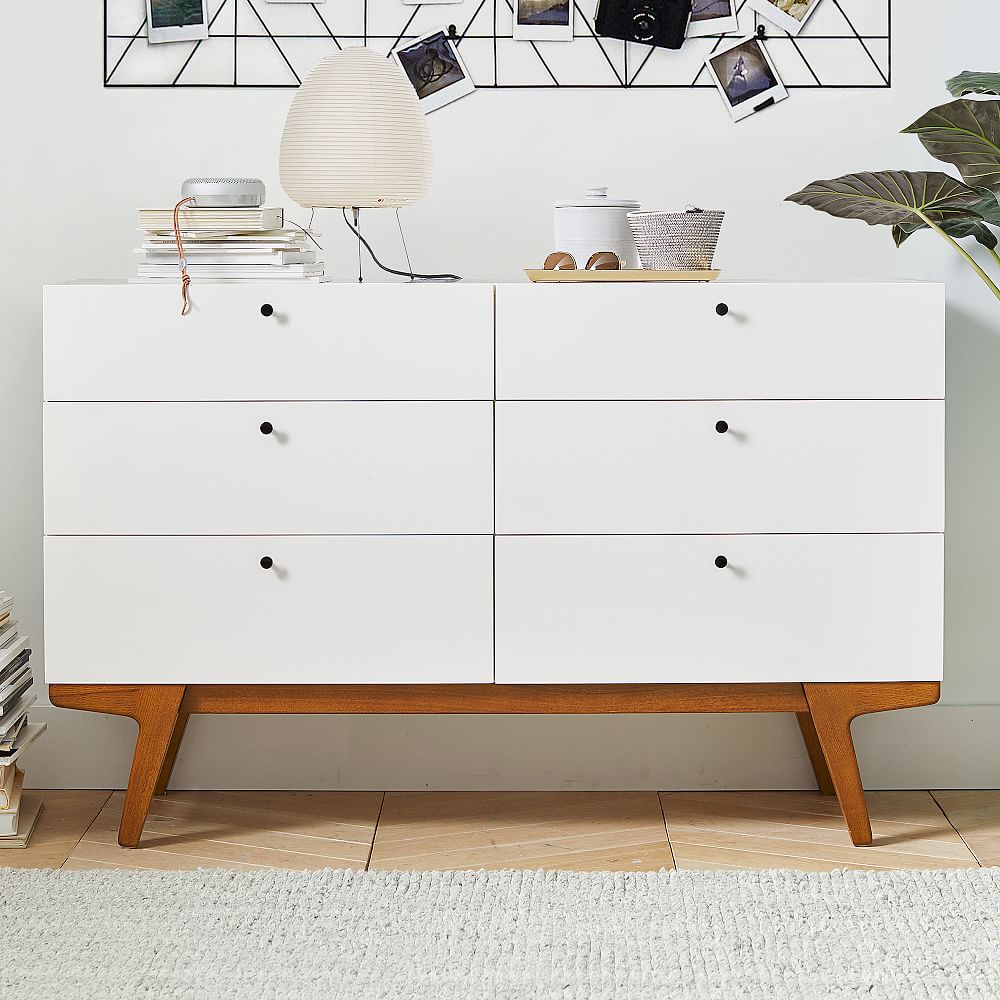 west elm x pbt Modern 6-Drawer Wide Dresser (54w x 18d&quot;)