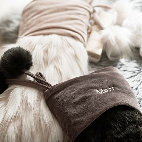 Llama Faux-Fur Stocking