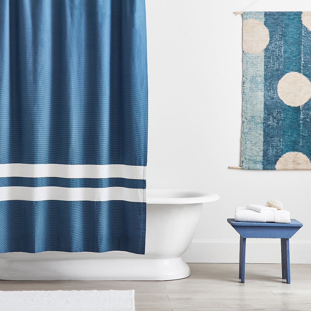 Harbor Stripe Shower Curtain