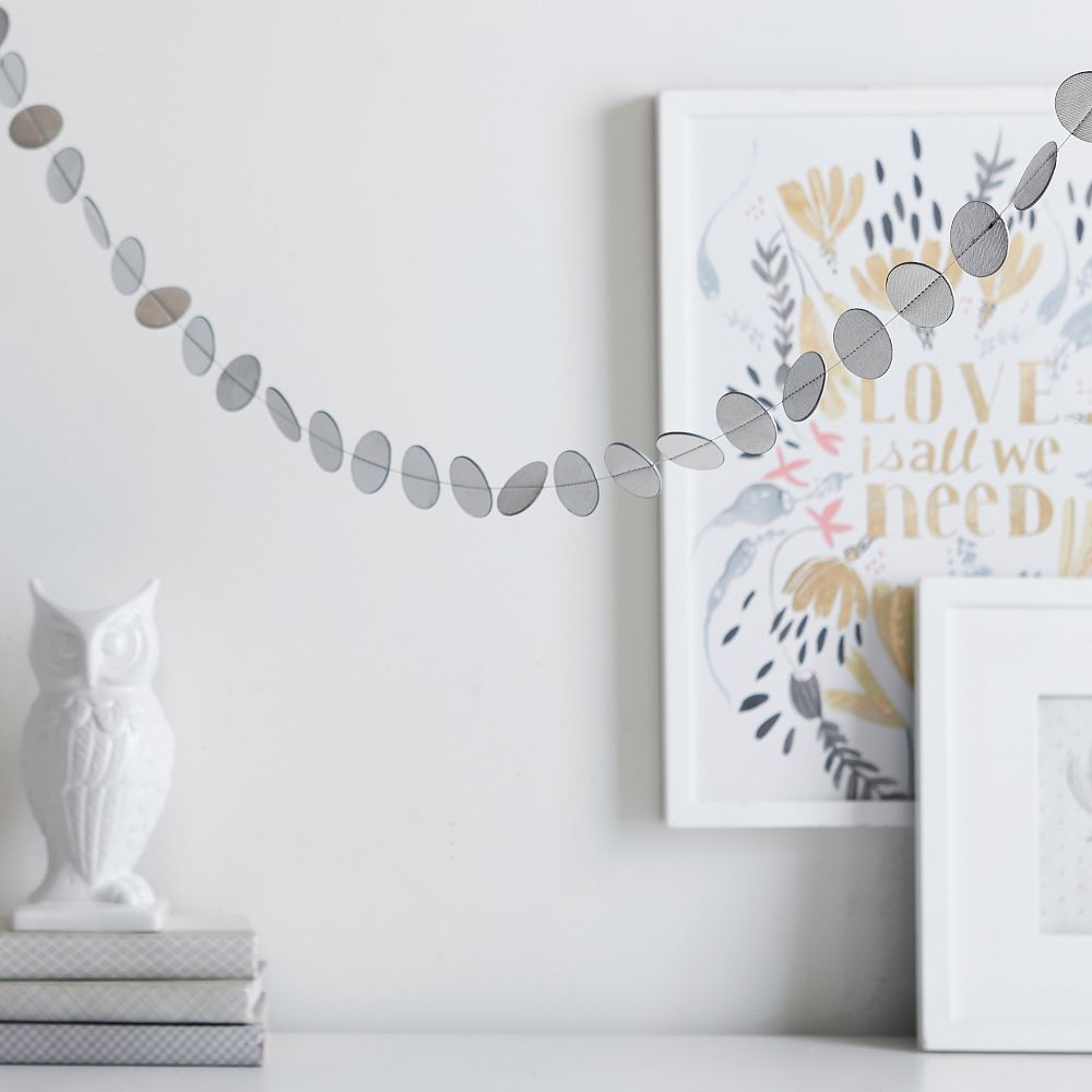 Silver Dot Garland