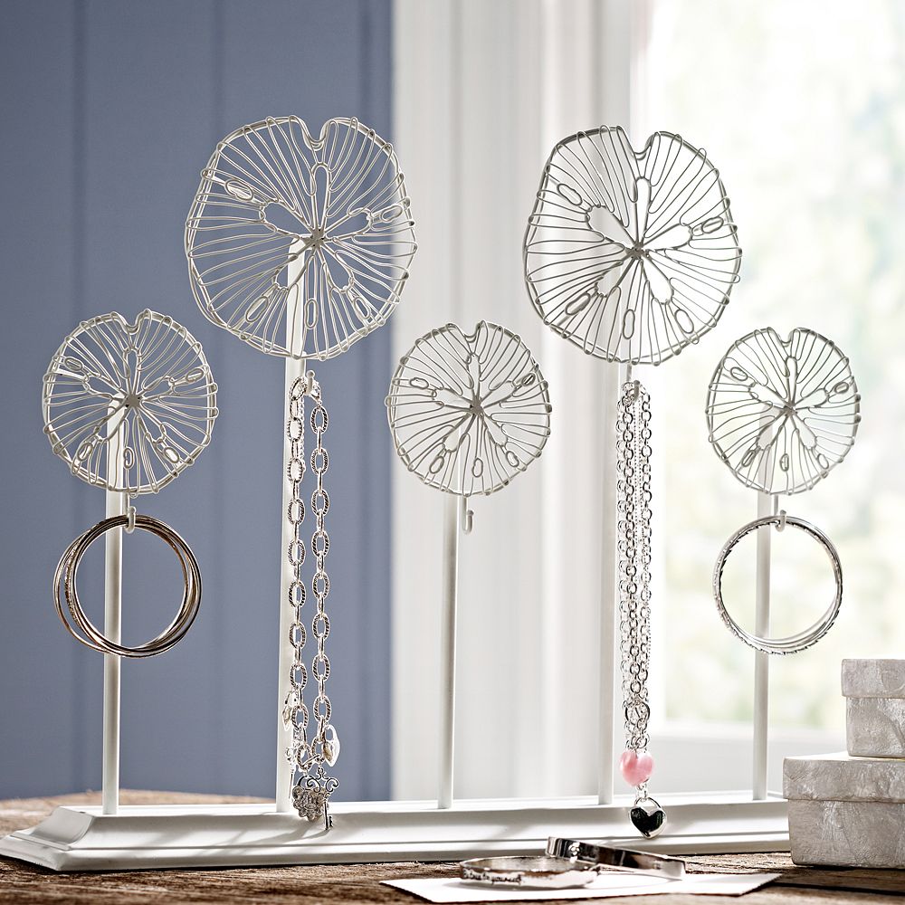 Wire Sand Dollars Jewelry Storage