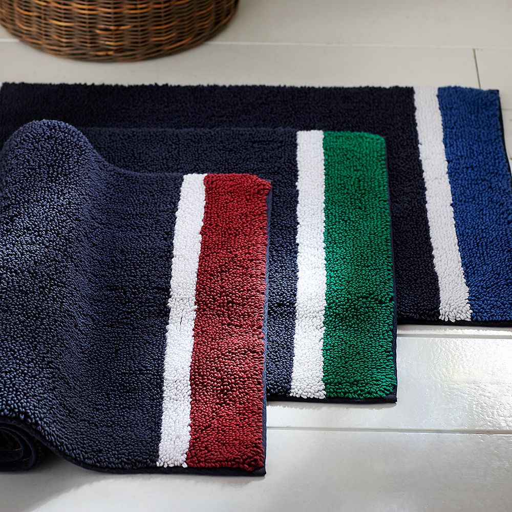 Color Block Bath Mat