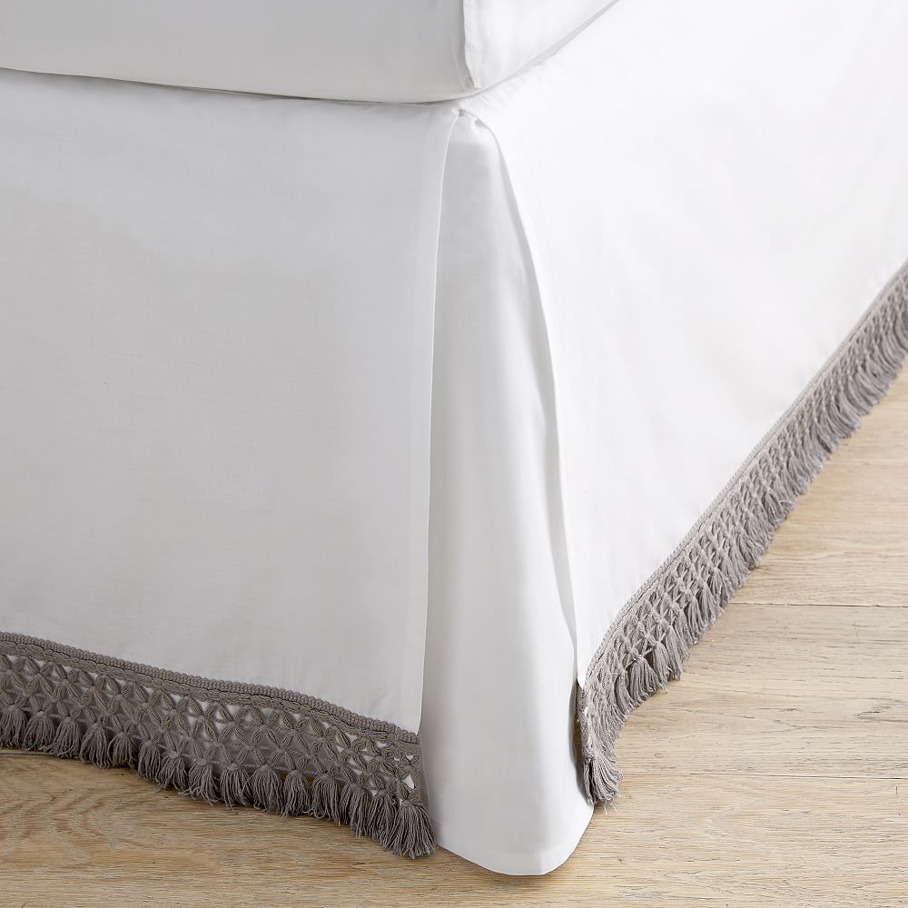 Crochet Trim Bed Skirt