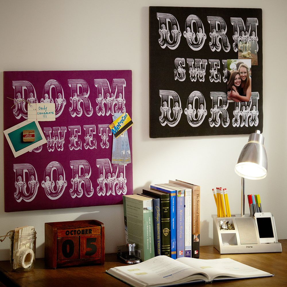 Dorm Sweet Dorm No Nails Pinboard