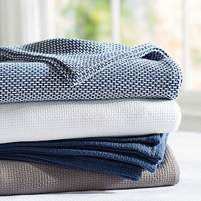 PBteen Classic Organic Cotton Blanket