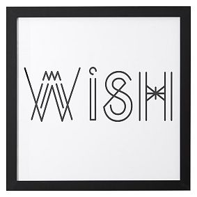 Wish Framed Art, 27.75&quot;x27.75&quot;