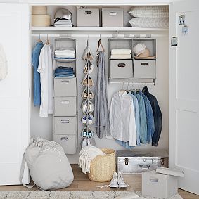 Closet Sweater Bins