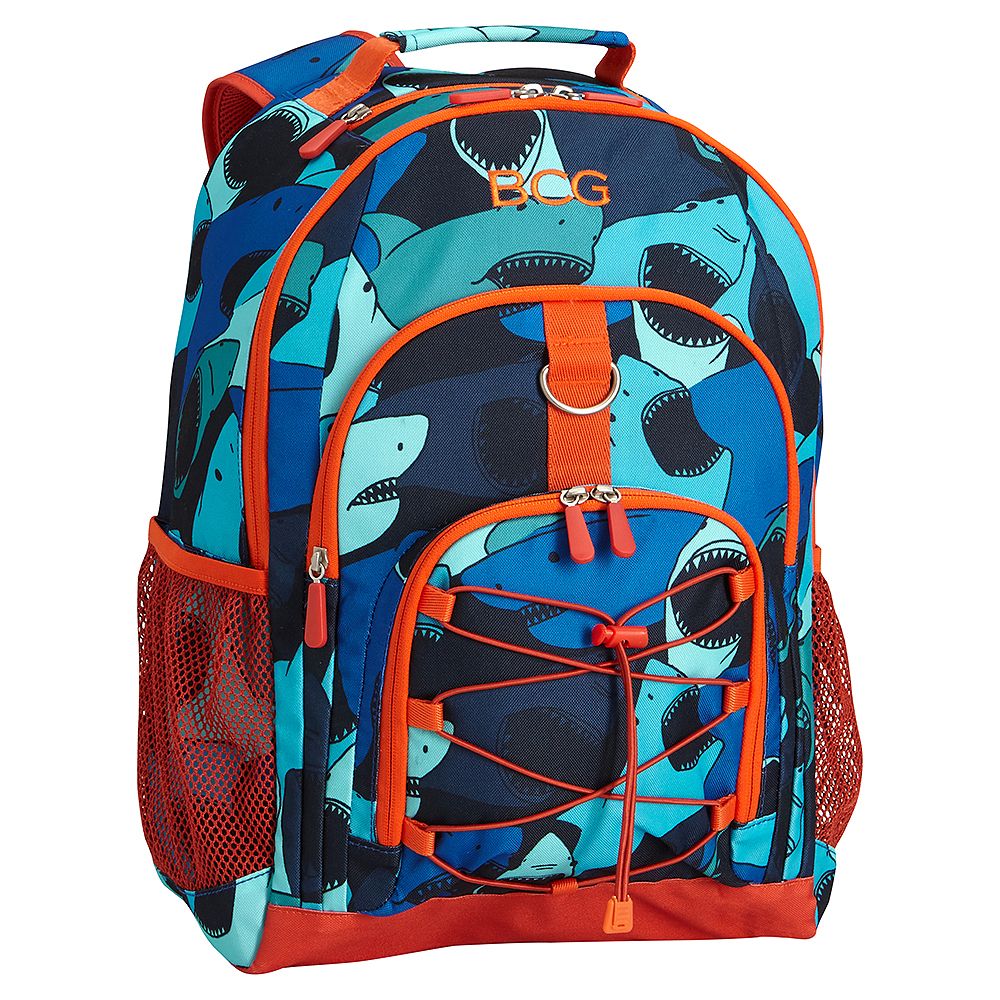 Gear-Up Blue Tossed Sharks Backpack