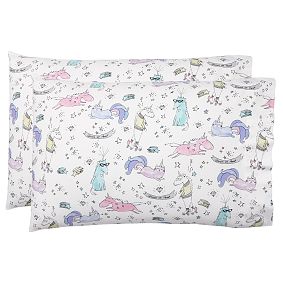 Unique Unicorn Organic Flannel Sheet Set
