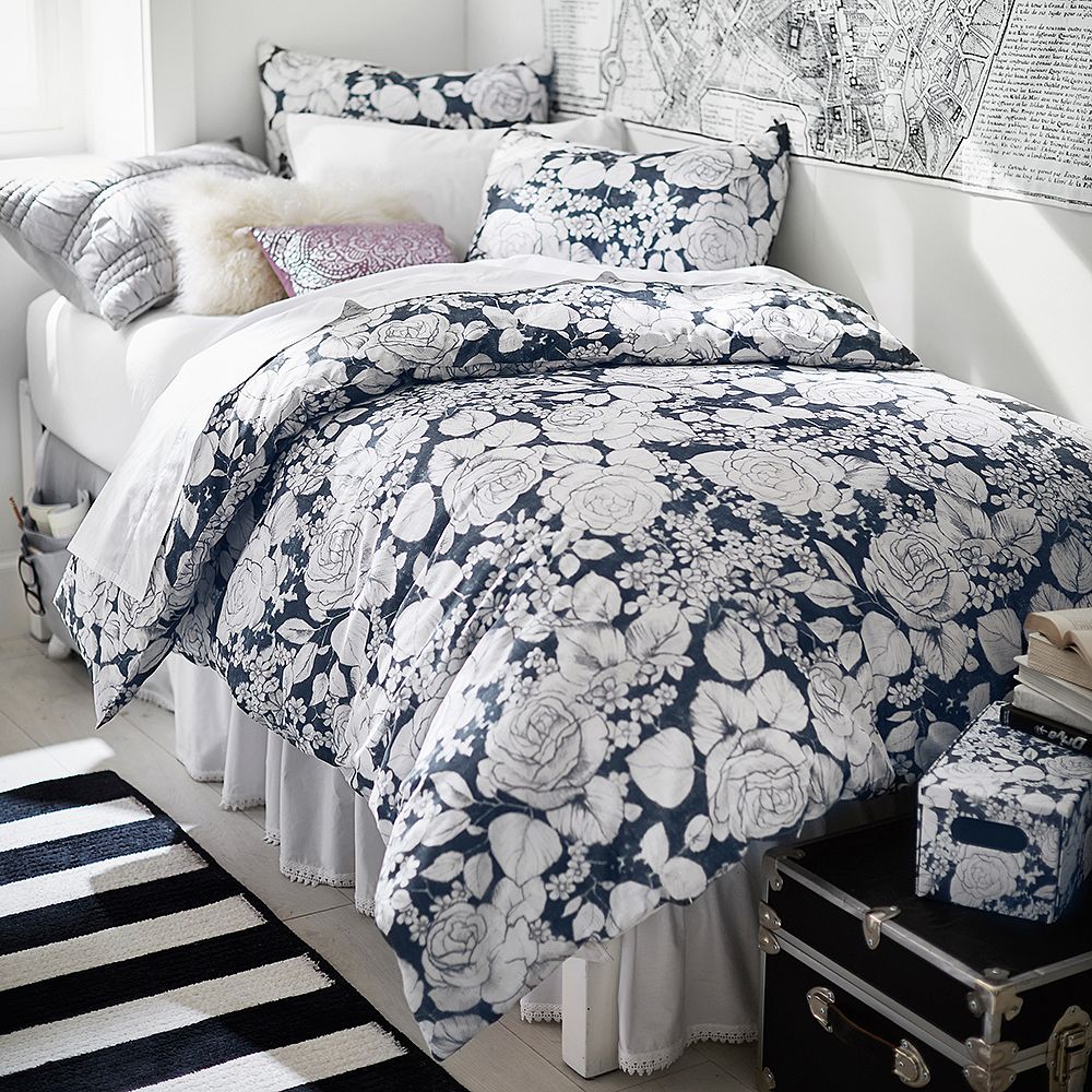 Winter Rose Duvet Cover + Sham