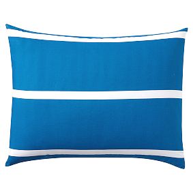 Boathouse Stripe Duvet Cover, Strong Blue