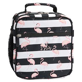 Gear-Up Flamingo Stripe Classic Lunch Bag
