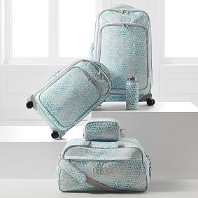 Jet-Set Rowan Pool Checked Spinner Suitcase