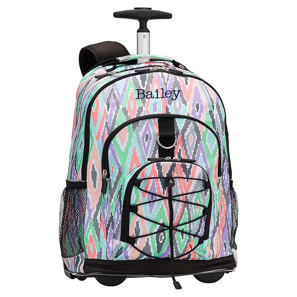 Gear-Up Pastel Kaleidoscope Rolling Backpack