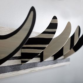 Surf Fin Wall Hook