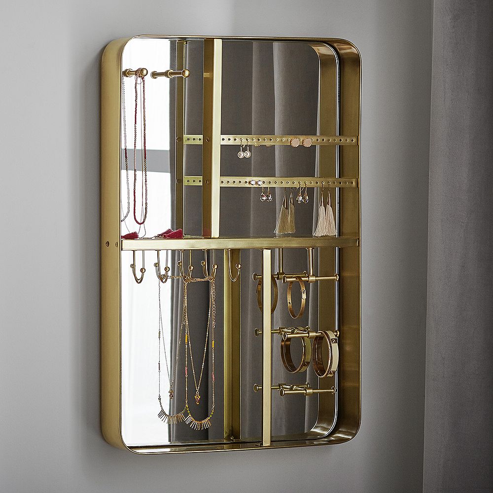 Brass Jewelry Organizer