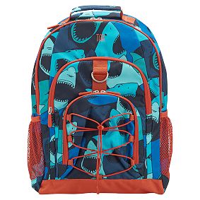 Gear-Up Blue Tossed Sharks Backpack