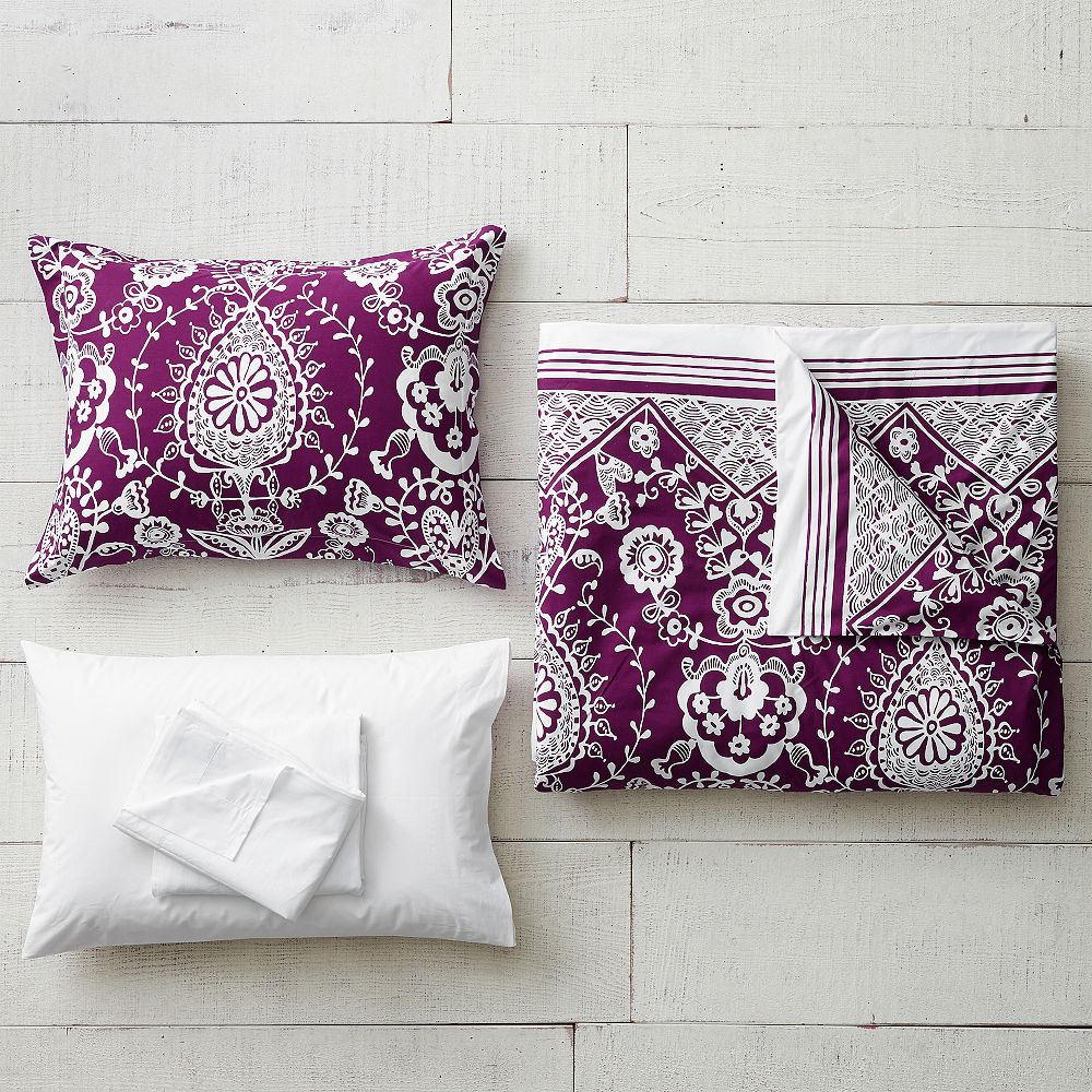 Natalia Duvet Bedding Set with Duvet Cover, Duvet Insert, Sham, Sheet Set + Pillow Inserts
