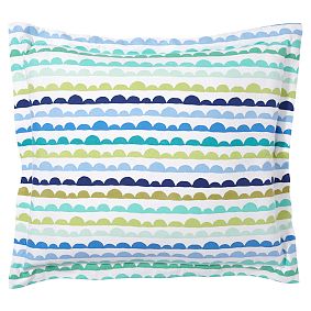 Bubble Stripe Flannel Duvet Cover