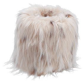 Faux-Fur Beanbag Phone Holder