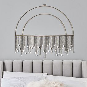 Metallic Chain Wall Hanging