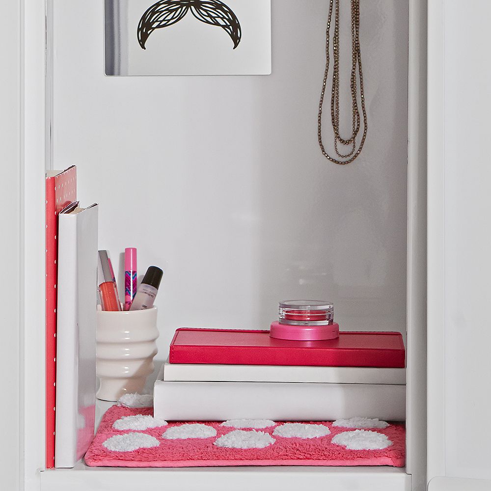 Pink Dottie Locker Rug
