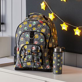 Super Mario&#8482; Slim Glow-in-the-Dark Water Bottle