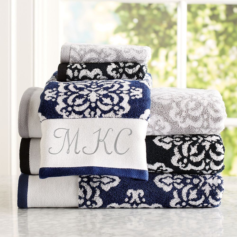 Ikat Medallion Bath Towels