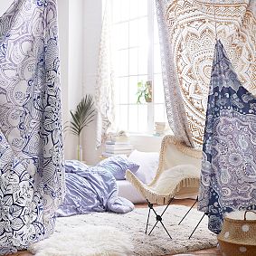 Paisley Tapestry, Navy/Teal