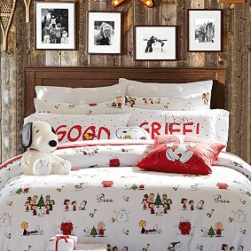 Peanuts&#174;  Flannel Duvet Cover + Sham