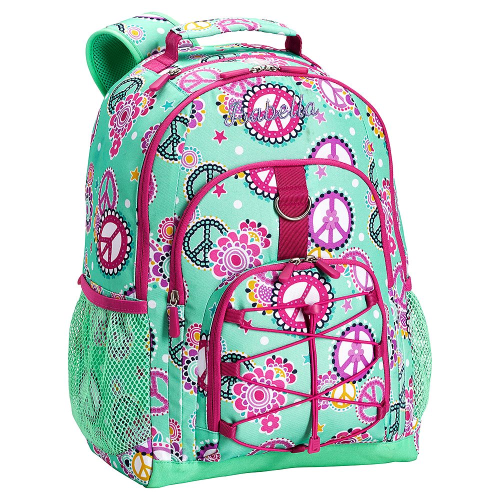 Gear-Up Mint Peace Paisley Backpack