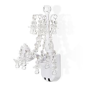 White Locker Wall Sconce