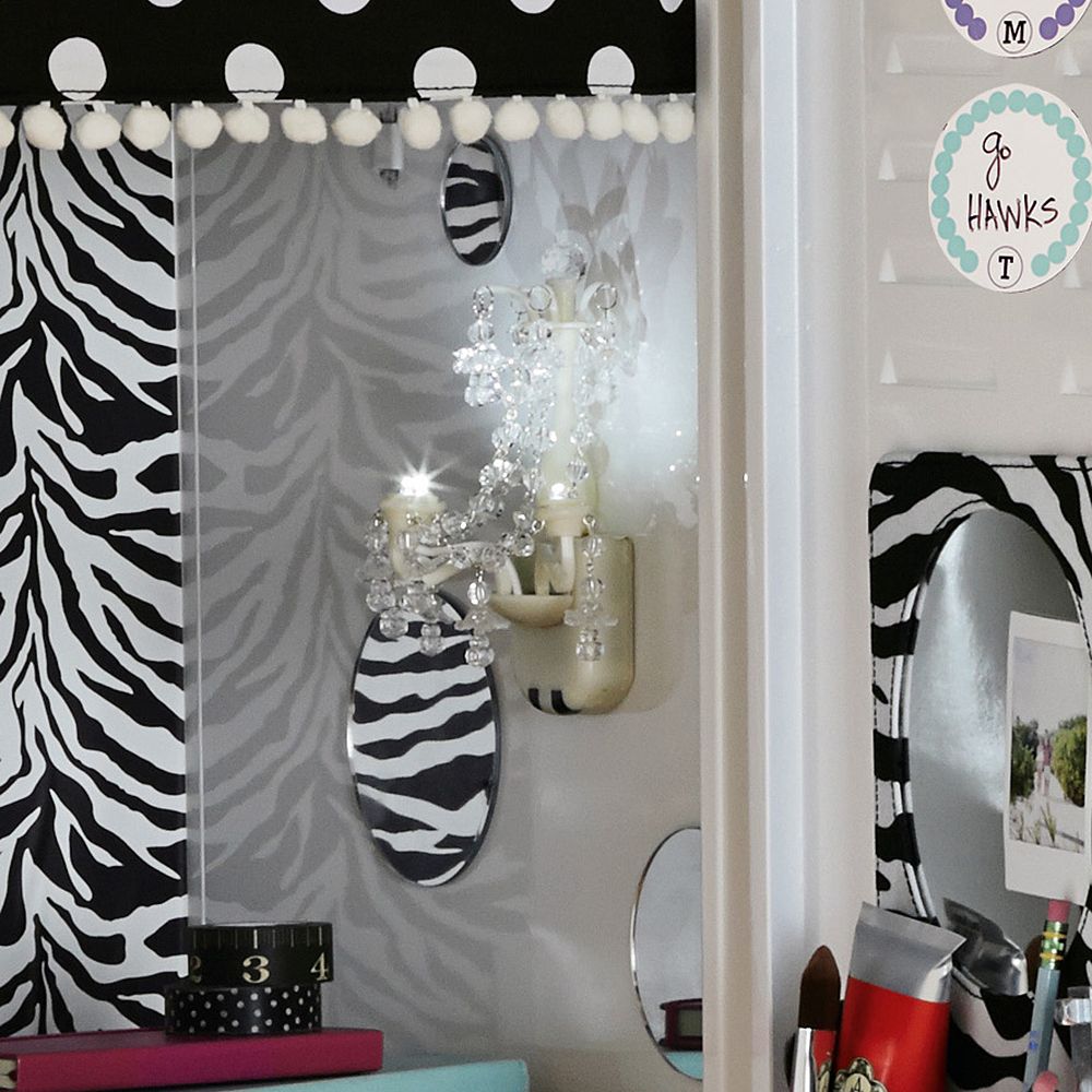 White Locker Wall Sconce