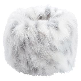 Faux-Fur Beanbag Phone Holder