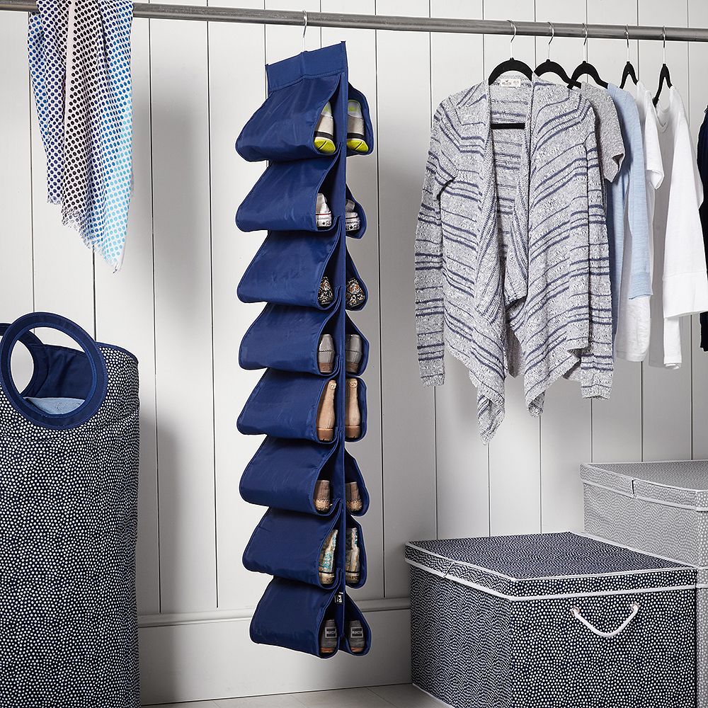 Hanging Closet Shoe Storage, Solid