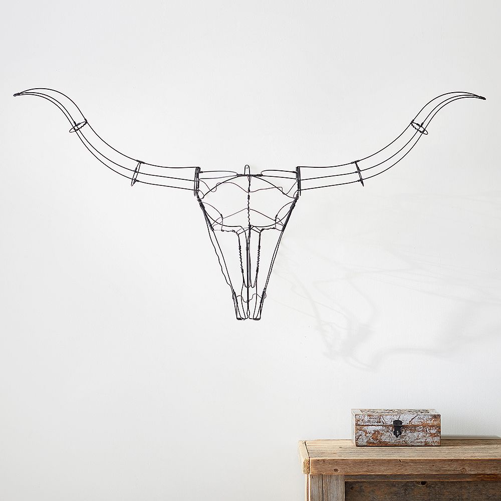 Longhorn Wire Decor