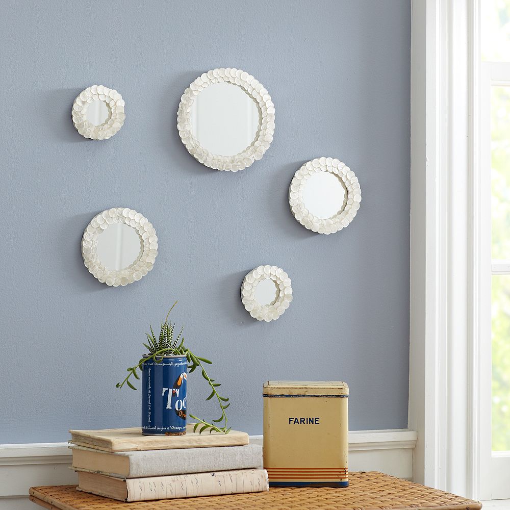 Capiz Mini Mirrors